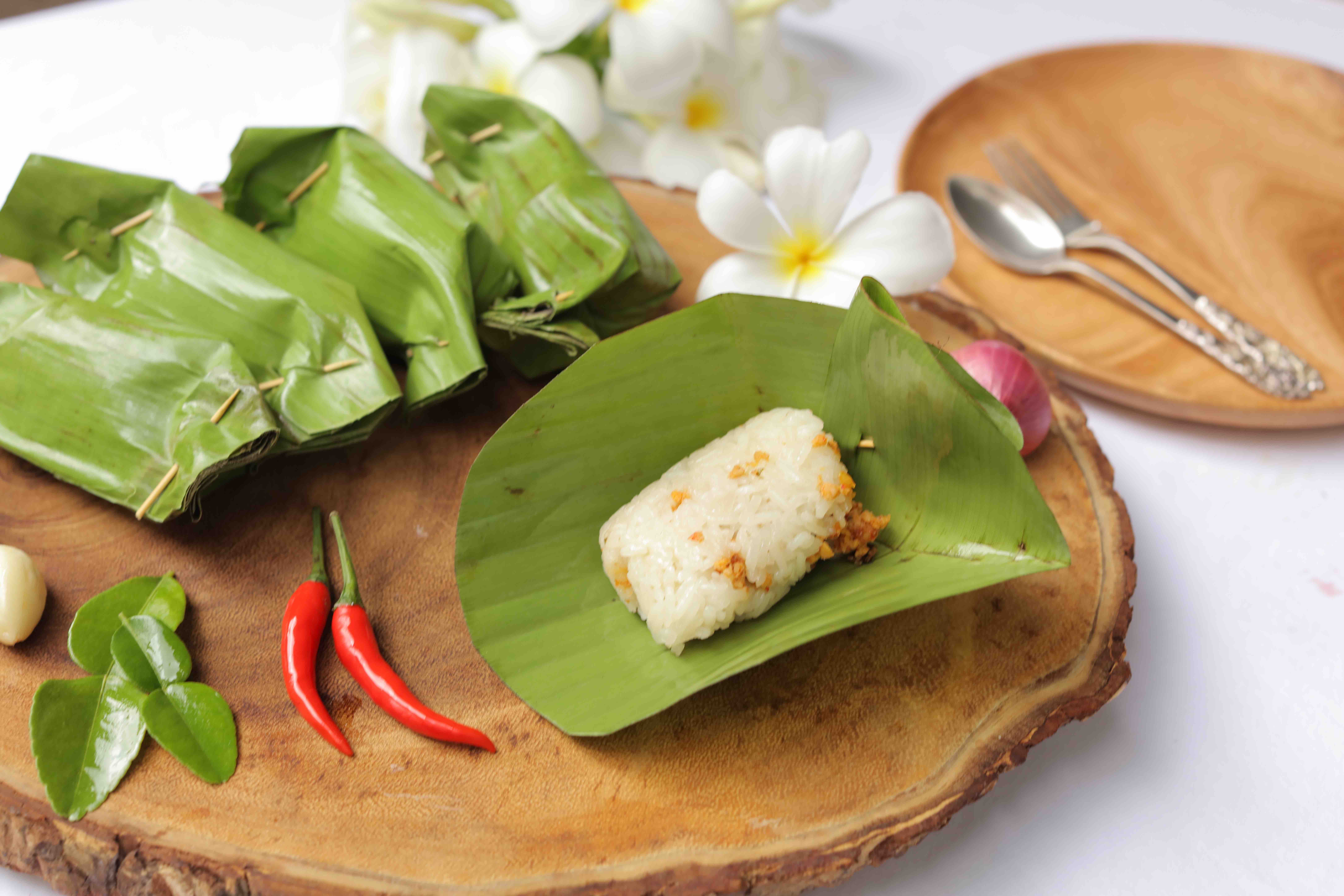 Indonesian Sticky Rice Parcels - Sarab Kapoor